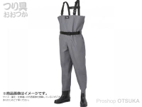 ダイワ ダイワスーパーブレスウェーダーネオ - SBW-4250R-NE #グレー 3Lサイズ チェストハイ型
