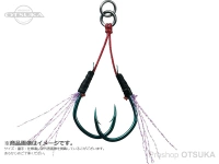 ダイワ 紅牙タイジギアシスト - フロントダブル #ケイムラグリーン サイズM 1.5cm