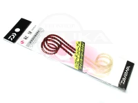 ダイワ 紅牙シリコンネクタイ - 紅牙SCネクタイ #チェッカーズレッド/ゴールドラメ ハイスピードツインカーリー