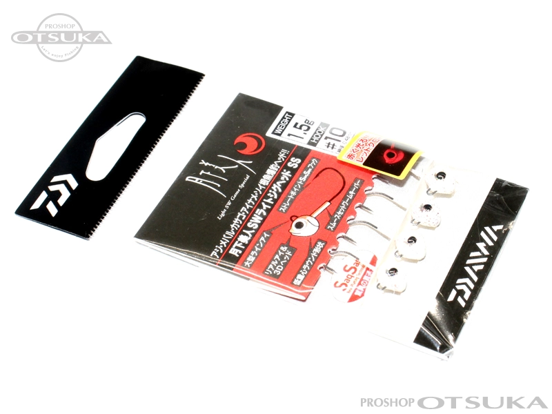 ダイワ 月下美人 月下美人 SWライトジグヘッドSS 1.5g #10 # レッドグロー