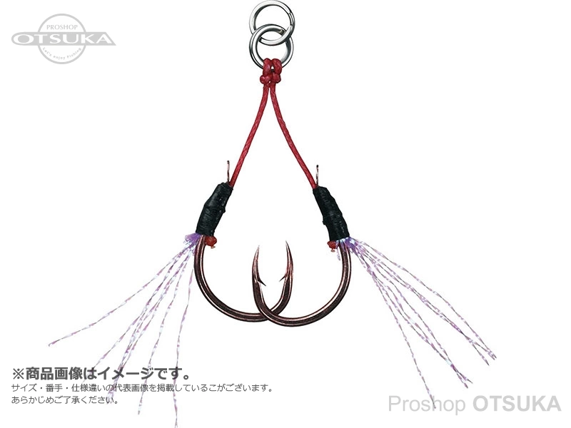 ダイワ 紅牙タイジギアシスト フロントダブル サイズM 1.5cm #ケイムラピンク