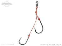 ダイワ 紅牙 - 遊動テンヤ替え針SS+ フロロ芯入りPEライン使用 ショート  鯛針13号 鯛針11号