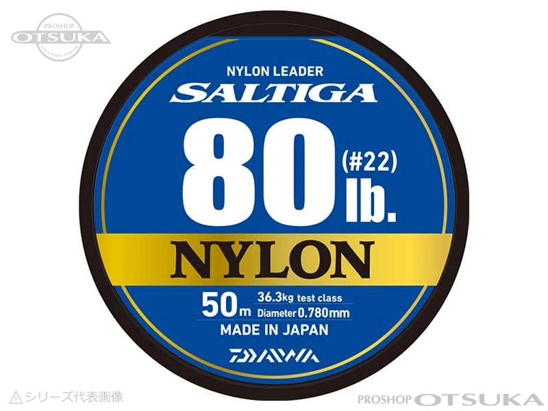 ダイワ ソルティガ ナイロンリーダー 170lb (77.1kg) / #クリア の通販
