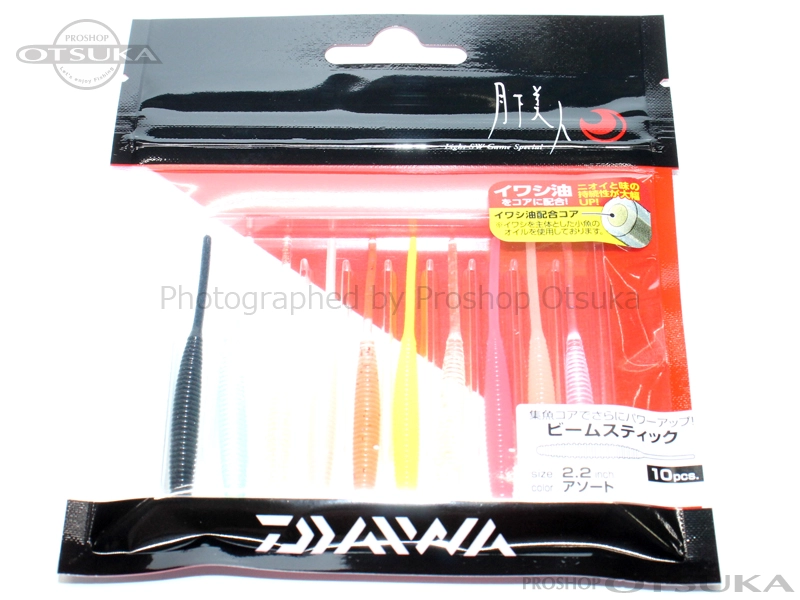 ダイワ 月下美人 ビームスティック2.2インチ 2.2インチ #アソート