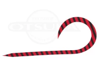 ダイワ 紅牙シリコンネクタイ - シングルカーリー # レッドゼブラ -