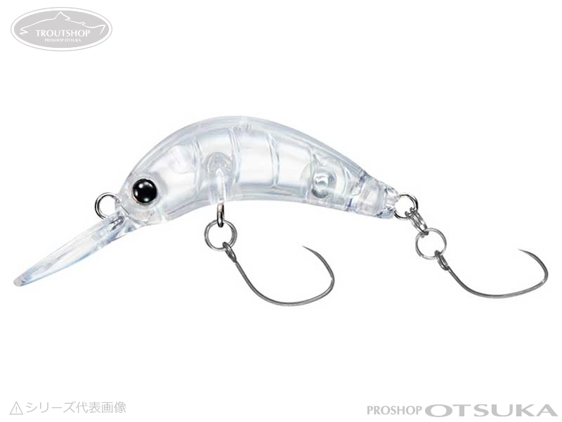 ダイワ 鱒ノ芋虫 鱒ノ芋虫 30F 30mm 1.9g  #クリア