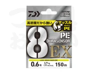 ダイワ UVF PEデュラセンサーX8+Si3 - 150m # ライムグリーンマーキング 0.3号(3.0kg)