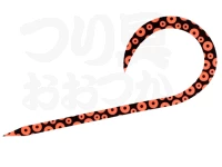 ダイワ 紅牙シリコンネクタイ - シングルカーリー #蛸足紅牙オレンジ -