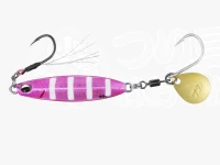 Daiwa Samurai Jig R -  Spin 30g Size 10 Sagochi Pink Zebra 60mm 30g