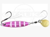 Daiwa Samurai Jig -  R Spin Size 40g Size 10 Sagochi Pink Zebra 65mm 40g