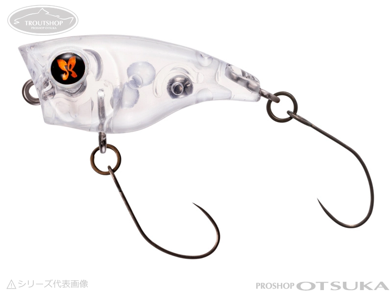 ダイワ プレッソ ポッピンバグ プレッソ ラトリンポッピンバグ 28mm 1.5g #クリア