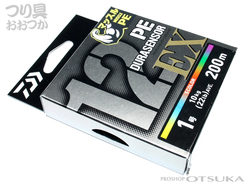 ダイワ PEデュラセンサー 12EX+Si3 1号 10kg(22lb) # 5カラー