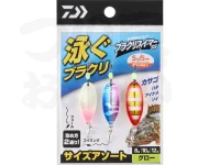 ダイワ 快適波止リグ ブラクリスイマーSS -  #グロー サイズアソート6g-8g-10g