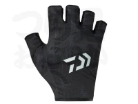 ダイワ 吸水速乾グローブ 5本カット - DG-6525 #ブラックカモ Lサイズ