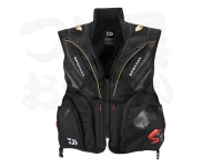 ダイワ スペシャル バリアテックフロートショートベスト - DV-1124F #マスターブラック Mサイズ