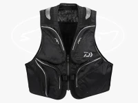 ダイワ フィッシングショートベスト - DV-3025 #ブラック 2XLサイズ