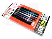 ダイワ イカ仕掛けミラー - 快適アマダイ仕掛けKPSS丸海津 間隔130cm ツノタイプミラー 5本 11cm 幹糸5号 エダス3号/10cm