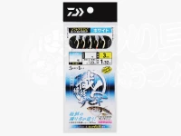 ダイワ 職人堤防サビキ - ソフトアミエビ5本 #ホワイト 小アジ9号 ハリス2号 幹糸4号 全長1.32m