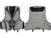 ダイワ フロートショートフィッシングベスト - DV-3025F #グレー XLサイズ