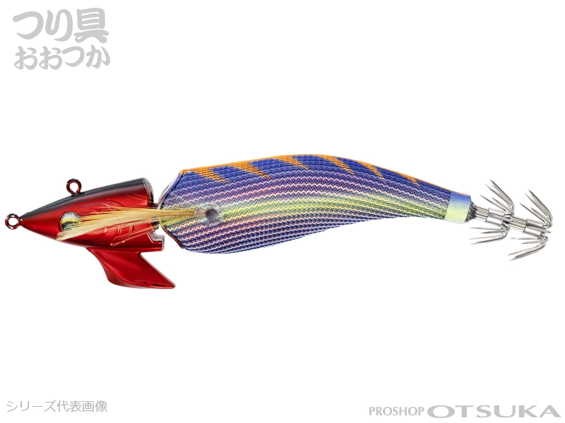 ダイワ エメラルダス エメラルダス アモラスジョイント 2.5号 約11.0g  #赤-縞パープル杉