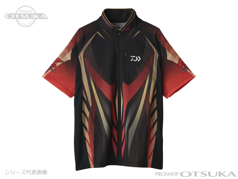 ダイワ スペシャル ハーフスリーブシャツ DE-7125 Lサイズ #マグマ