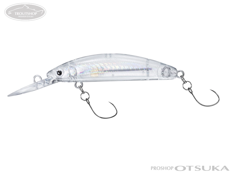 ダイワ プレッソ ダブルクラッチ48F 48mm 2.5g フローティング #クリアアデル