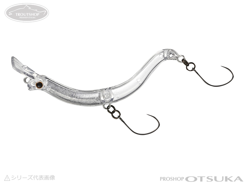 ダイワ プレッソ ニョロクレイジー ニョロクレイジー 57S 57mm 3.5g シンキング #クリア