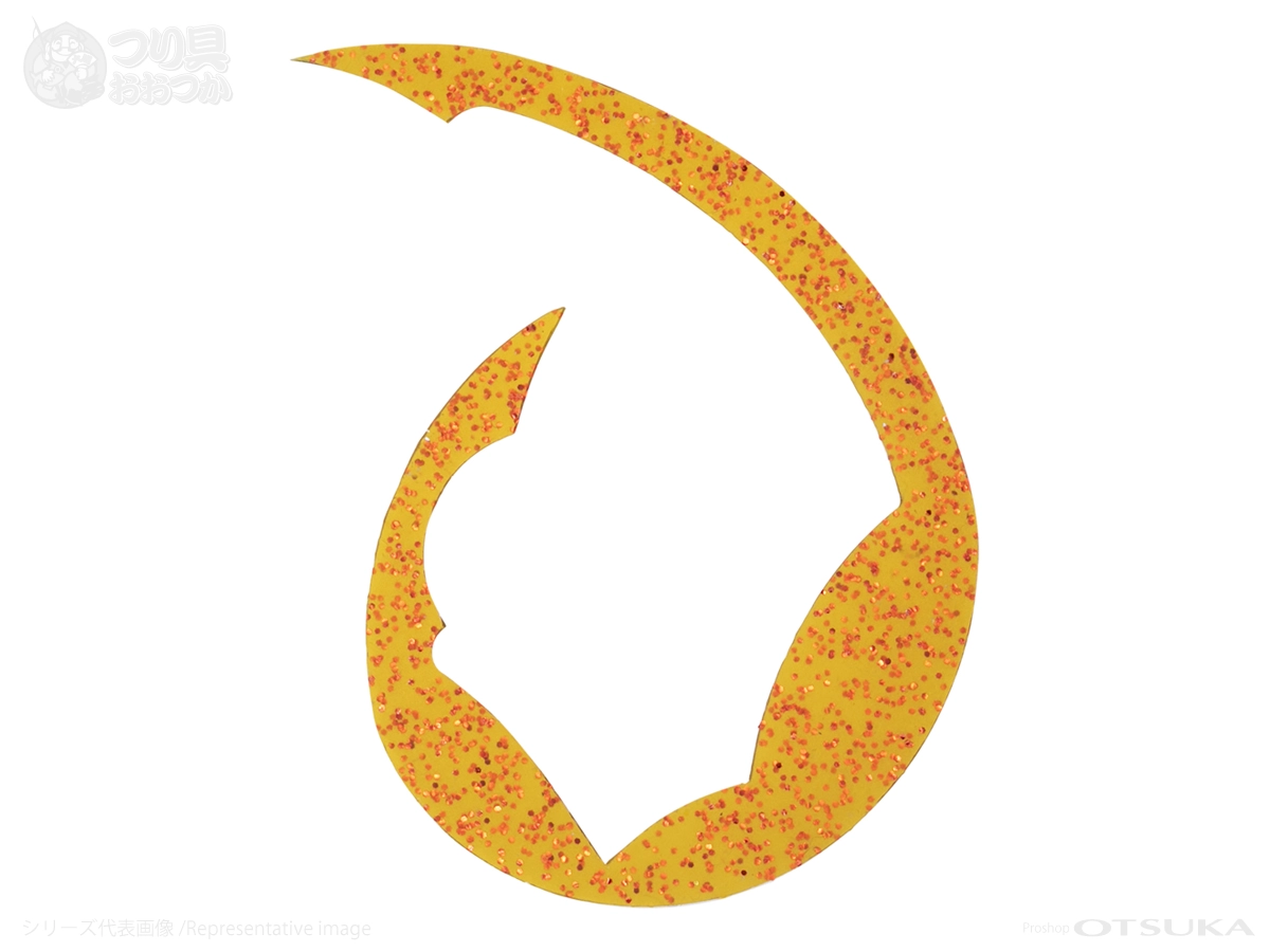 ダイワ 紅牙 シリコンネクタイパデシャ極厚L  #蜜柑ラメ