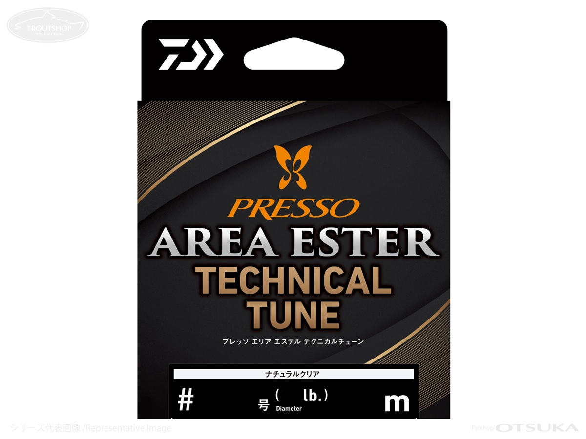 ダイワ プレッソ ライン プレッソエリア エステル テクニカルチューン** 0.3号 1.7lb 180m #ナチュラルクリア
