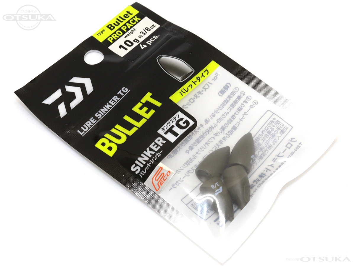 ダイワ ルアーシンカーTG バレットプロ 10g 約3/8oz  
