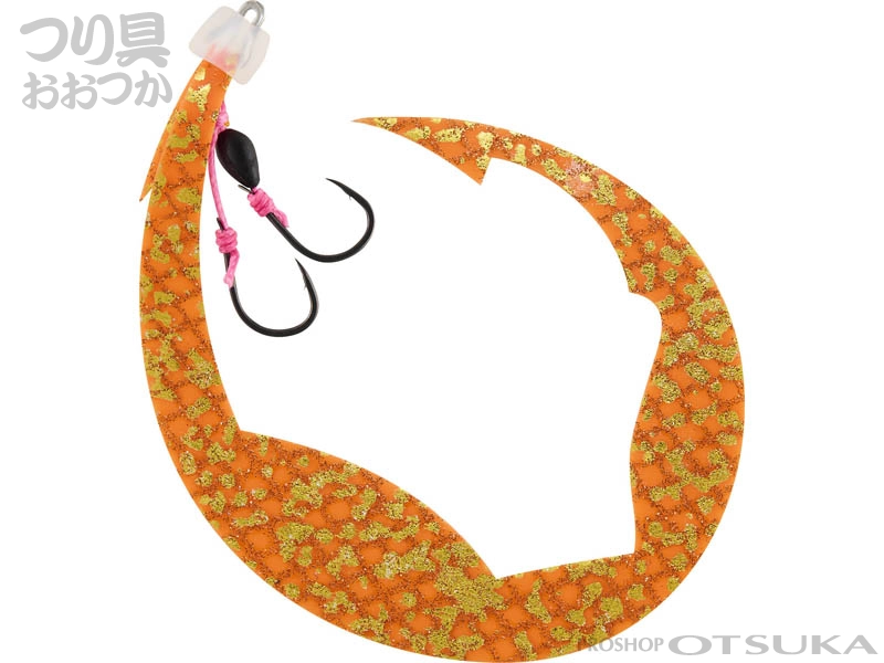 ダイワ 紅牙 替えユニットベータSS パデシャ極厚L 紅牙フックSS Sサイズ アシストPE10号 #ゴールドメッシュオレンジ