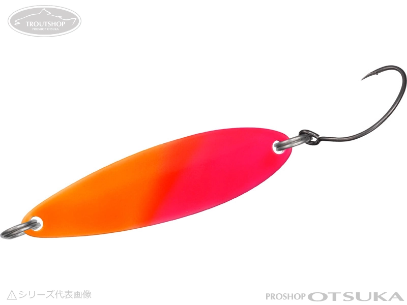 JDM 5.1g-7g Spoons] Daiwa Chinook S 7g-S 7g Orange Pink | JDM