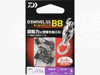 ダイワ DスイベルSS - BB インタースナップ付 - #6 破断強度29kg 長さ約49mm