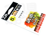 ダイワ クリスティア ワカサギ仕掛 - MD50SタイプF 枝0.15号 幹0.2号　5本針 フロロ 狐タイプ0.5号 全長72cm ハリス3.9cm