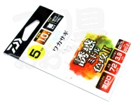 ダイワ クリスティア ワカサギ仕掛 - MD50SタイプF 枝0.175号 幹0.2号　5本針 フロロ 狐タイプ1.0号 全長72cm ハリス3.9cm