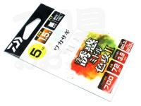 ダイワ クリスティア ワカサギ仕掛 - MD50SタイプF 枝0.2号 幹0.25号　5本針 フロロ 狐タイプ1.5号 全長72cm ハリス3.9cm