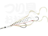 ダイワ 紅牙替え針SSエビラバ - 替え針SSエビラバ ツインカーリー #ケイムラクリア 遊動テンヤ用 ネクタイタイプ