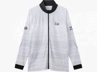 ダイワ ロングスリーブ ドライシャツ フルジップ - DE-7326 #ホワイト Lサイズ