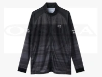 ダイワ ロングスリーブ ドライシャツ フルジップ - DE-7326 #ブラック Lサイズ