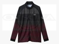 ダイワ ロングスリーブ ドライシャツ フルジップ - DE-7326 #レッド Mサイズ