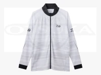 ダイワ ロングスリーブ ドライシャツ フルジップ - DE-7326 #ホワイト Mサイズ