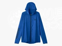 ダイワ アイスドライ フーディーラッシュガードフルジップ - DE-6125 #マリンブルー Lサイズ