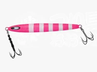 ダイワ 鏡牙 - ジグ セミロング-QH #マットピンクゼブラ 160g