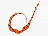 ダイワ 紅牙 シリコンネクタイ テクニカーリー -  0.5mm #串オレンジ薄いやつ 厚み0.5mm