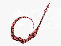 ダイワ 紅牙 シリコンネクタイ テクニカーリー -  0.5mm #蛸足ケイムラオレンジ 厚み0.5mm