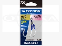 ダイワ SWアシストフック  アシストライン長0.6cm #6/0 シングルショート