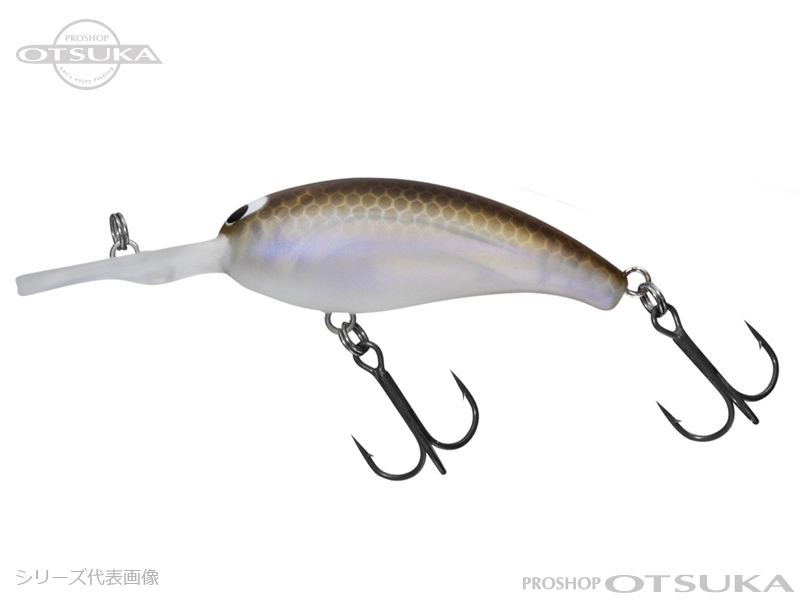 ダイワ ちびふく ちびふくシャッド弐 40m 3.1g スローフローティング #マットファントム