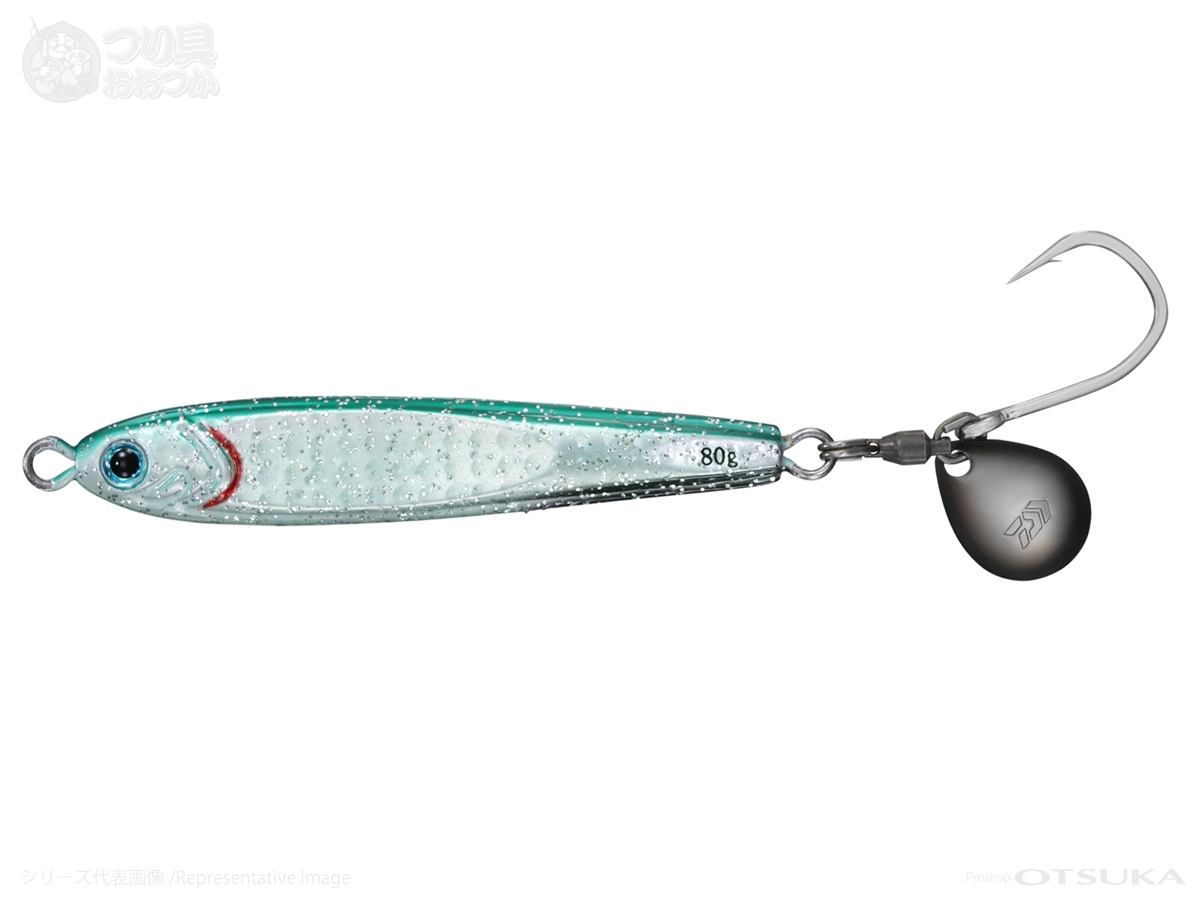 ダイワ TGベイト TGベイトBLJ 60g　68mm #3Dゴーゴーグリーンシルバー