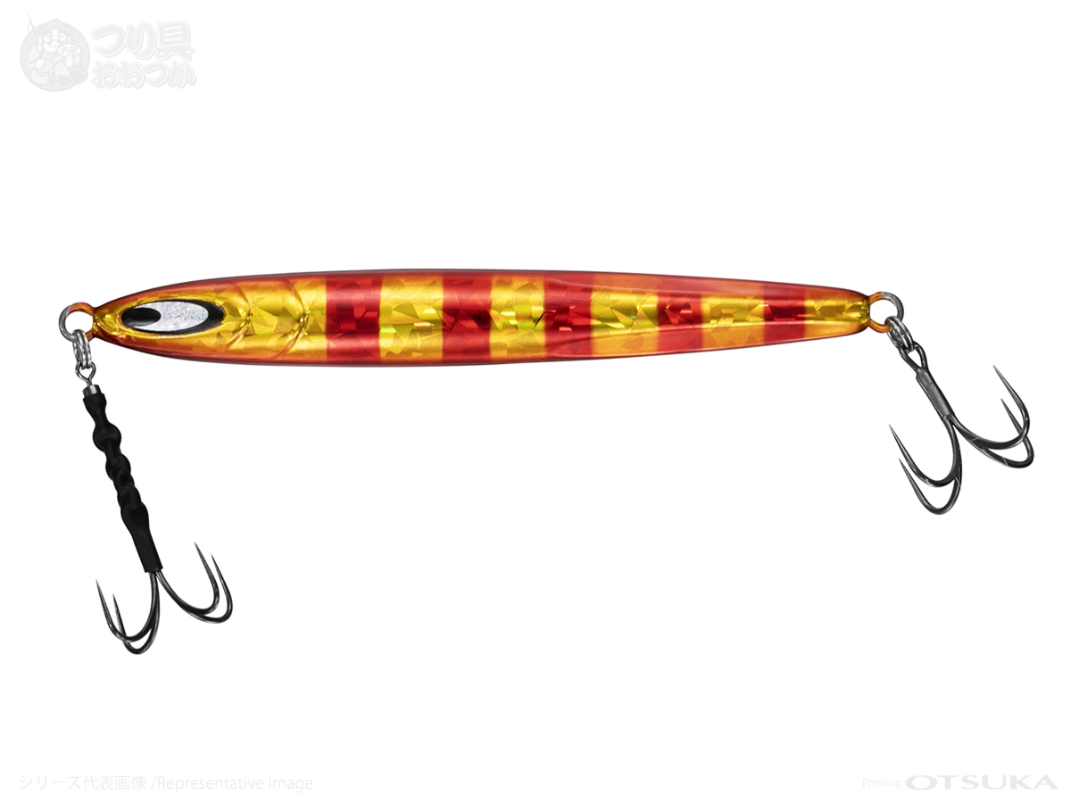 ダイワ 鏡牙 鏡牙ジグ セミロング-QH 130g #赤金ときわゼブラ