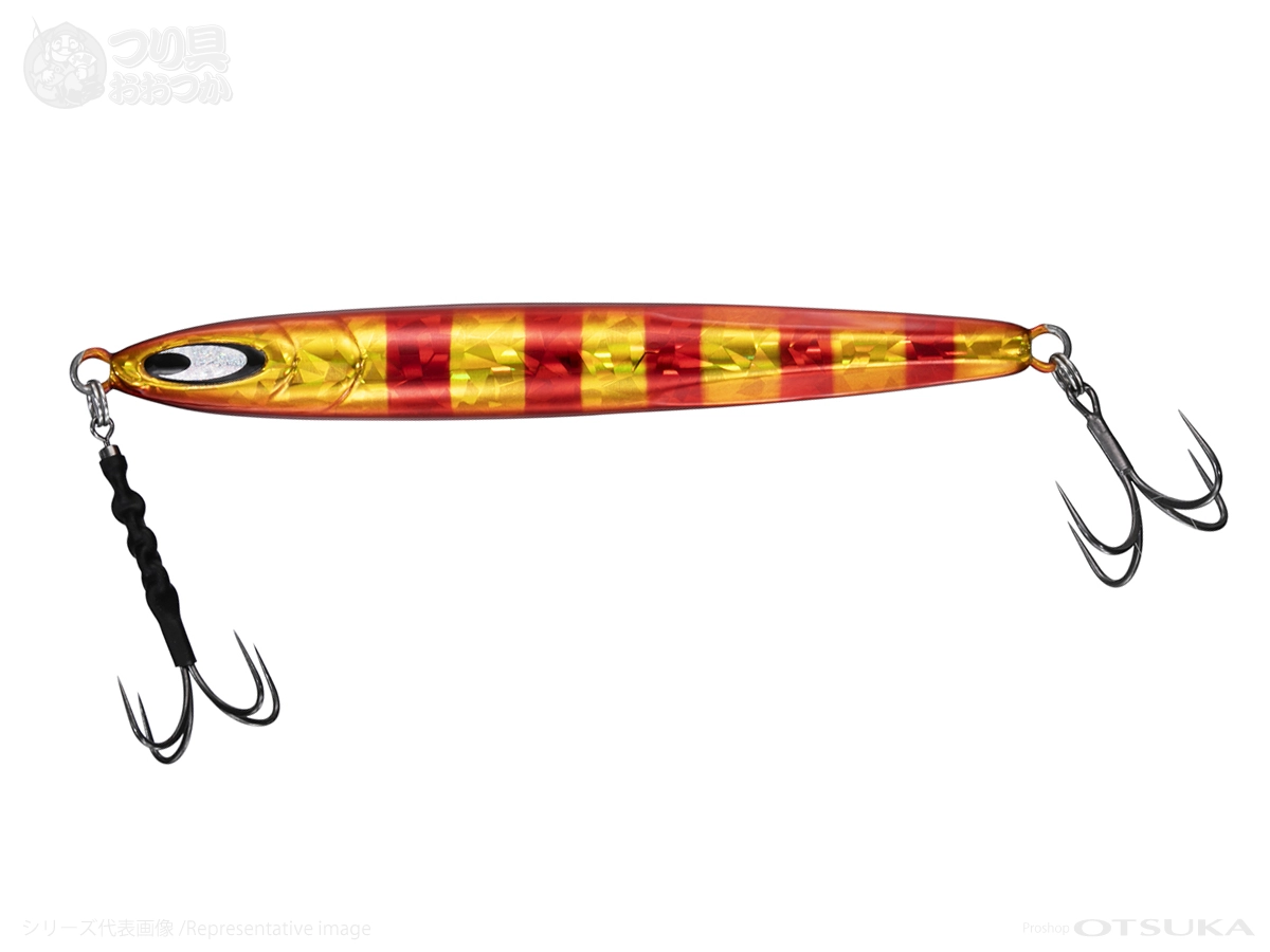 ダイワ 鏡牙 鏡牙ジグ セミロング-QH 200g #赤金ときわゼブラ